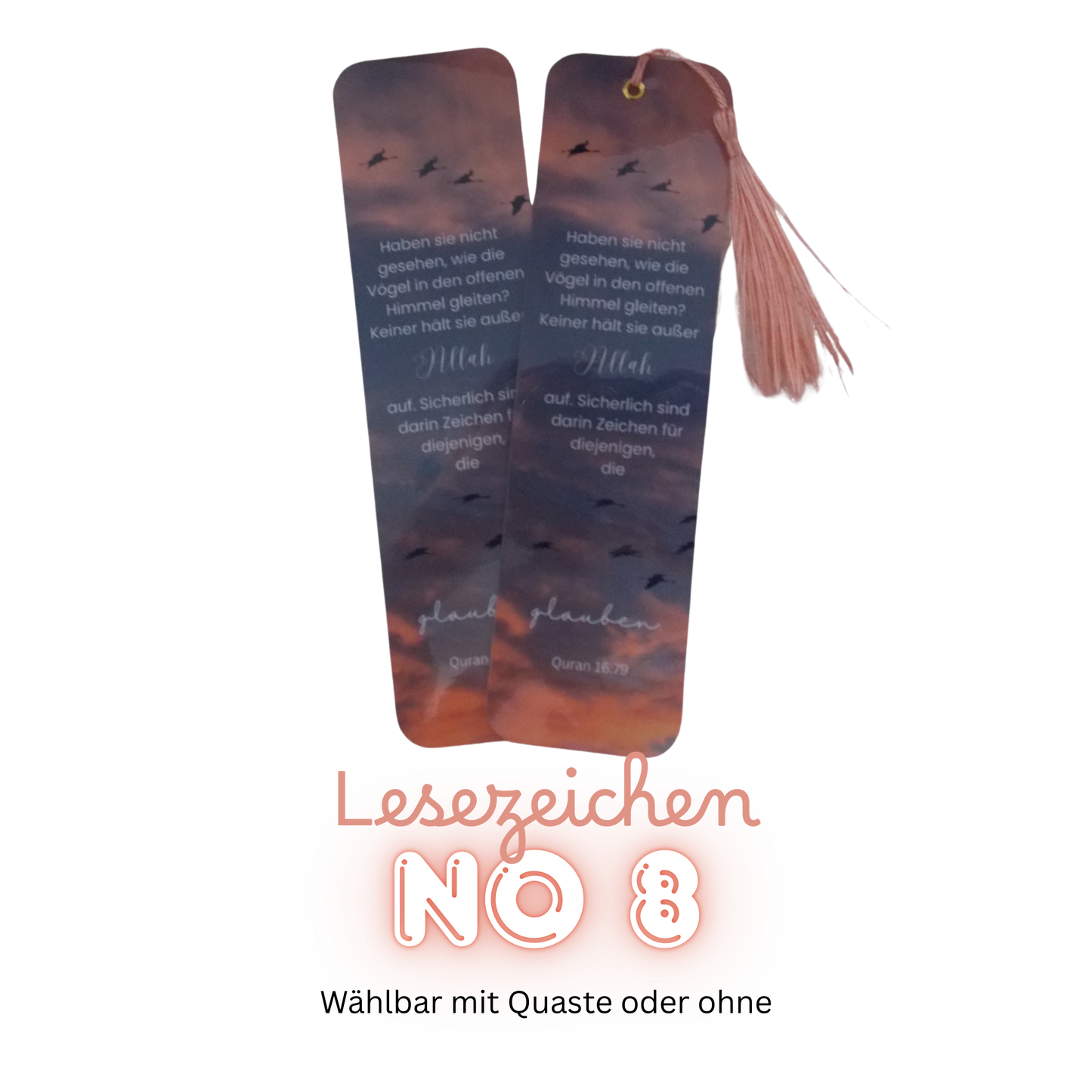 Lesezeichen #08 mit Quaste