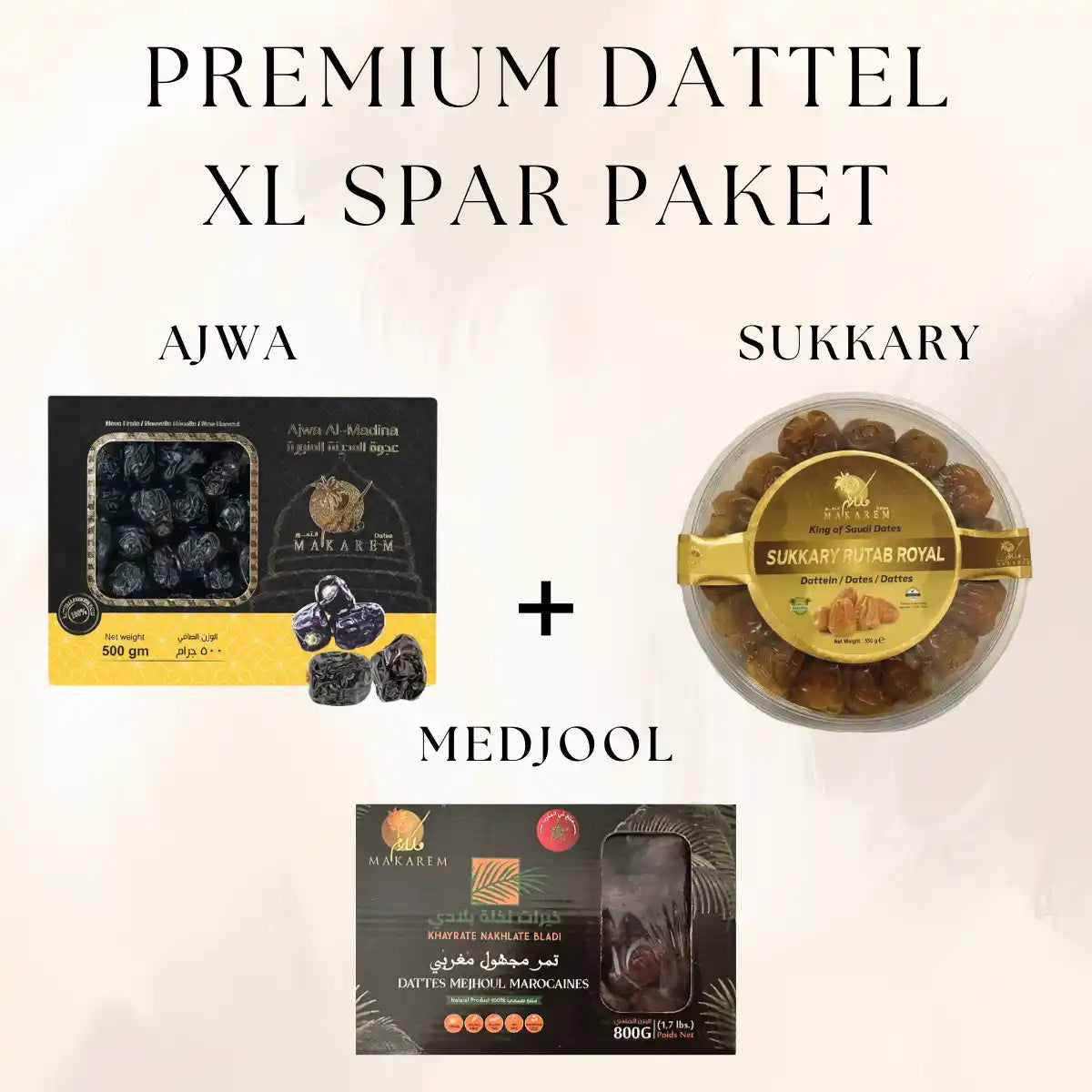 Premium 1.8 KG Dattel Spar Paket