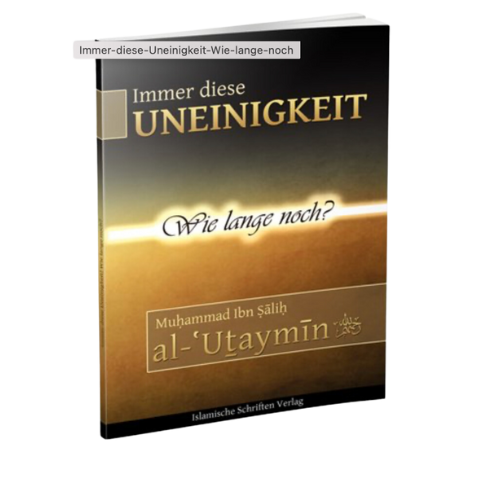 Immer diese Uneinigkeit